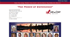 Desktop Screenshot of lakeandcoastrealestate.com